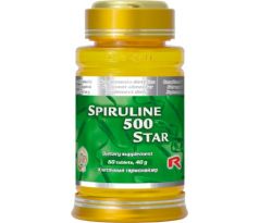 SPIRULINE 500 STAR - pre podporu imunitného systému, činnosti čriev a vitality, Starlife 60 kaps