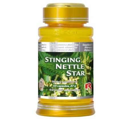 STINGING NETTLE STAR - pre podporu vitality, energie a zdravý krvný obeh, Starlife 60 kaps