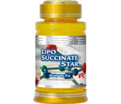 LIPO-SUCCINATE STAR - s obsahom kyseliny alfa-lipoovej a vitamínu E, Starlife 60 tob