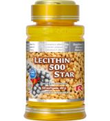 LECITHIN 500 STAR - pre zlepšenie pamäte, zdravé cievy a zníženie únavy a vyčerpania, Starlife 60 kaps