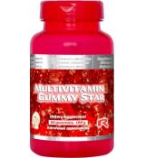MULTIVITAMIN GUMMY STAR - gumové cukríky s obsahom vitamínov pre obranyschopnosť organizmu, Starlife 60 kaps