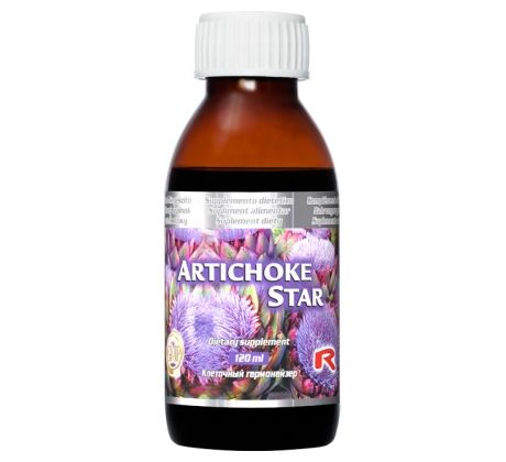ARTICHOKE STAR - sirup s výťažkom z artičoky pre dobré trávenie, Starlife 120 ml