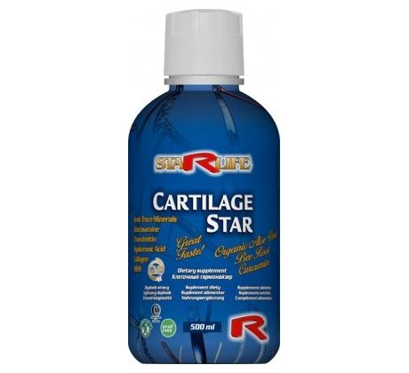 CARTILAGE STAR - pre podporu kĺbov a kĺbových chrupaviek, proti artróze a artritíde, Starlife 500 ml