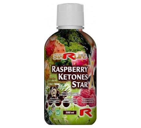 RASPBERRY KETONES STAR - pre zvýšenie obranyschopnosti organizmu a pre efektívnu kontrolu hmotnosti, Starlife 500 ml