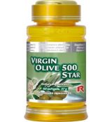 VIRGIN OLIVE 500 STAR - panenský olivový olej pre celkovú podporu organizmu, Starlife 60 kaps