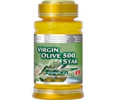 VIRGIN OLIVE 500 STAR - panenský olivový olej pre celkovú podporu organizmu, Starlife 60 kaps