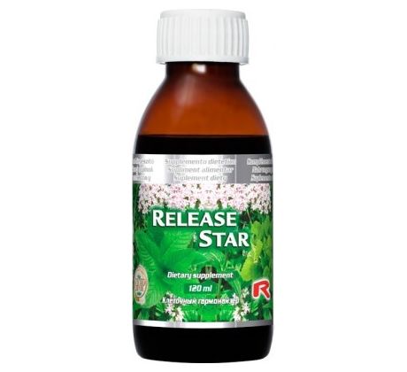 RELEASE STAR - sirup pre podporu činnosti tráviaceho traktu, močových ciest a obranyschopnosti organizmu, Starlife 120 ml