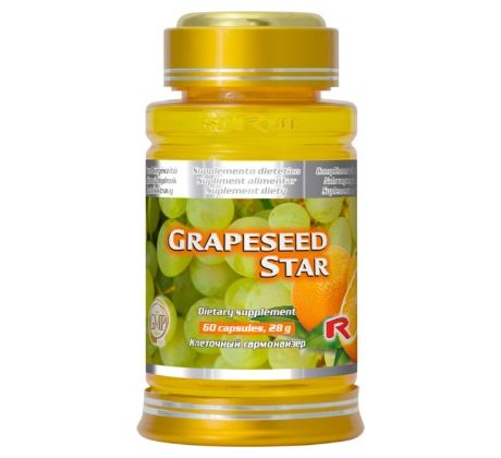 GRAPESEED STAR - antioxidant pre zdravé srdce a cievy, Starlife 60 kaps