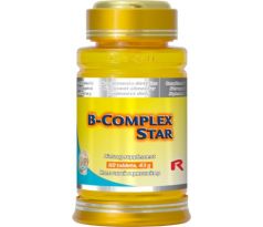 B-COMPLEX STAR - s obsahom všetkých vitamínov skupiny B, Starlife 60 tabl