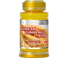 KOREAN GINSENG STAR - pre podporu imunity a na zvýšenie fyzického, duševného a sexuálneho výkonu, Starlife 60 kaps
