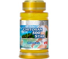 CHITOSAN 500 STAR - pre zníženie hladiny cholesterolu a redukciu hmotnosti, Starlife 60 tabl