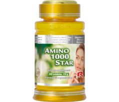 AMINO 1000 STAR - pre podporu nervovej sústavy, psychickej činnosti a energetického metabolizmu, Starlife 60 tabl