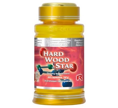 HARD WOOD STAR - pre podporu mužov, Starlife 60 kaps