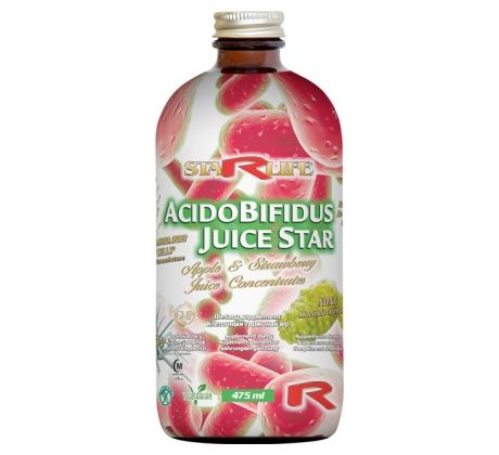 ACIDOBIFIDUS JUICE STAR - pre vyváženú a zdravú črevnú mikroflóru, Starlife 475 ml