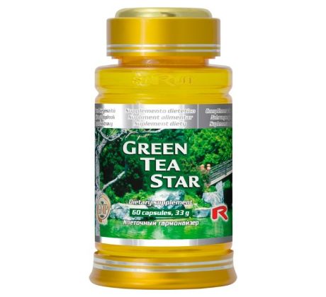 GREEN TEA STAR - k zlepšeniu telesnej a duševnej pohody, Starlife 60 kaps