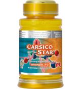 CARSICO STAR - doplnok stravy s koenzýmom Q10, L-karnitínom a vitamínom E 60 tob