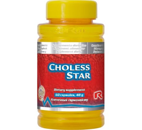 CHOLESS STAR - pre udržanie hladiny cholesterolu, 60kaps