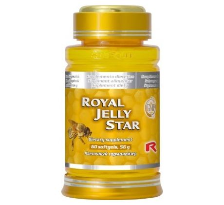 ROYAL JELLY STAR - včelia materská kašička pre duševnú pohodu 60 tob