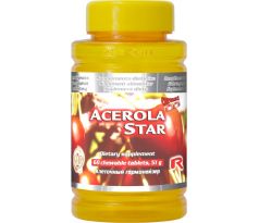 ACEROLA STAR - prírodný vitamín C z juhoamerických pralesov, Starlife 60 tabliet