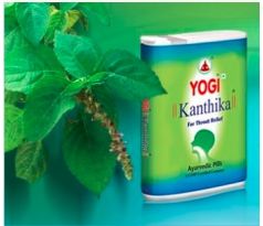 Yogi Kanthika Plus, bolesť hrdla, kašeľ 70 pastiliek