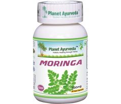 Moringa, zdroj vitamínov, aminokyselín, minerálov, 60 kapsúl