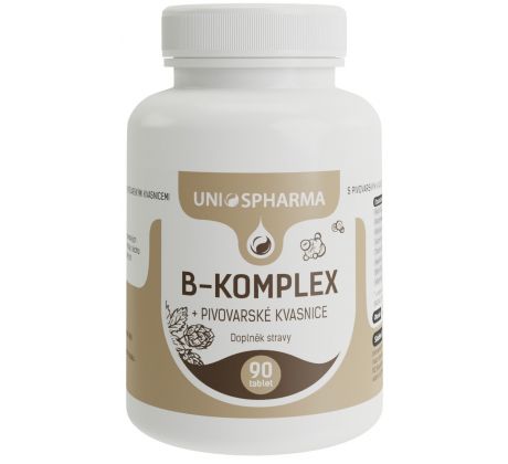 B-komplex + pivovarské kvasnice / 90 tabliet 50% zľava