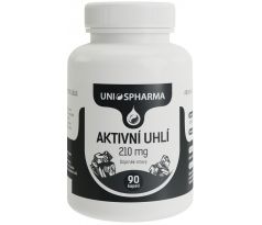 Aktívne uhlie 210 mg 90 kapslí