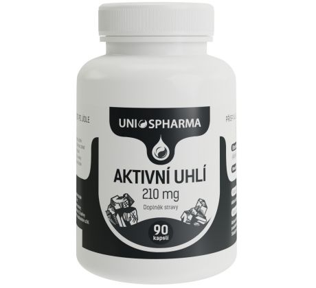 Aktívne uhlie 210 mg 90 kapslí