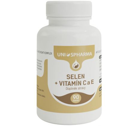 Selen + vitamín C a E / 90 tabliet