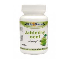 Jablčný ocot s vitamínmi C a E 60 tbl 50% zľava