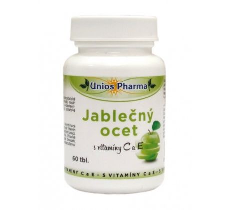 Jablčný ocot s vitamínmi C a E 60 tbl 50% zľava