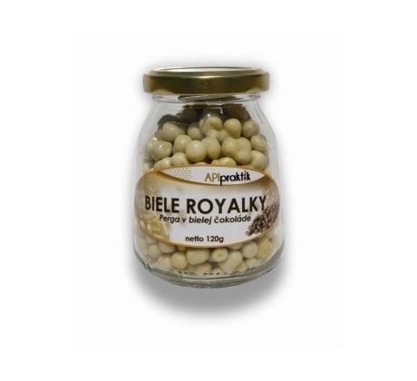 BIELE ROYALKY PERGA V BIELEJ ČOKOLÁDE (SKLO) 50% zľava