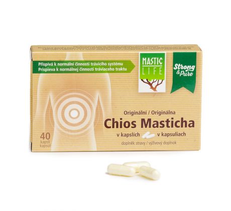 Masticha kapsule Masticlife Strong&Pure 40 kapsúl