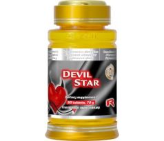 DEVIL STAR - pre skvalitnenie erekcie a predĺženie sexuálneho pôžitku, Starlife 60 kaps 50% zľava