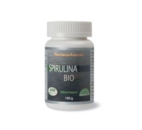 Spirulina Extra BIO, 100g, 400 tabletiek