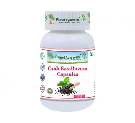 Crab Basillucum- podpora imunity a dýchacích ciest- 500 mg, 60 kapsúl