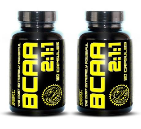 BEST NUTRITION BCAA 2:1:1 120 tabliet 1+1 zadarmo