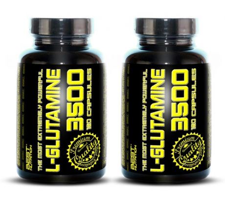 BEST NUTRITION L-Glutamin 120 tabliet 1+1 zadarmo