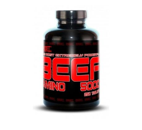 BEST NUTRITION Amino BEEF 5000  1+1 zadarmo 250 tabliet
