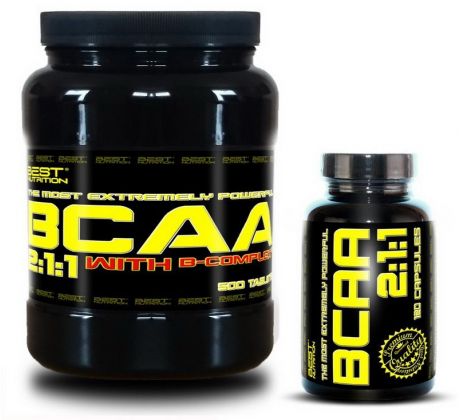 BEST NUTRITION BCAA 5000 + BCAA 2:1:1    1+1 zadarmo 500 +120 tabliet