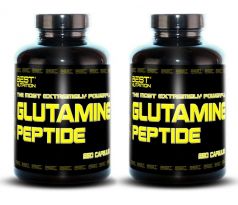 BEST NUTRITION  Glutamine peptide 1+1 zadarmo 250 tabliet + 250 tabliet