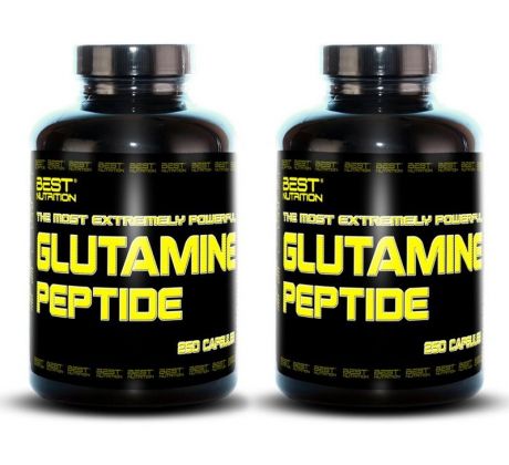 BEST NUTRITION  Glutamine peptide 1+1 zadarmo 250 tabliet + 250 tabliet