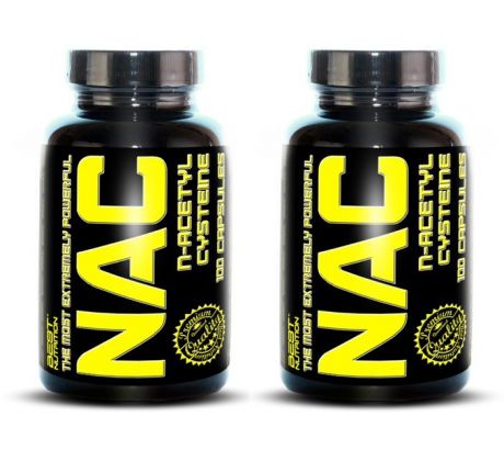 BEST NUTRITION  NAC 1+1 zadarmo 100 tabliet + 100 tabliet