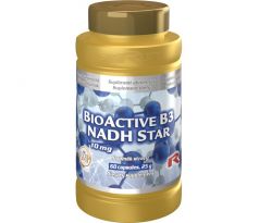 BIOACTIVE B3 NADH STAR - Príliv energie do každej bunky tela, Starlife 60 kaps