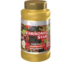 VARIXONEL STAR, Úľava pri pocite ťažkých a unavených nôh, Starlife 60 kaps