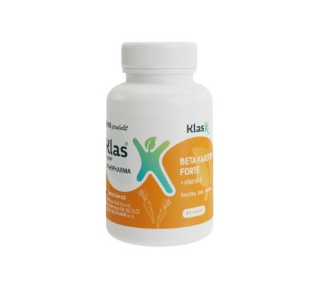 Beta karotén FORTE + vitamín E 60 kapsúl