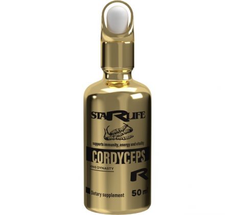 CORDYCEPS DROPS CORDYCEPS AKG STAR - pre podporu protinádorového účinku a zníženie rizika recidív nádorových ochorení, Starlife 50 ml
