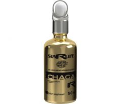 CHAGA DROPS patrí medzi najsilnejšie antioxidanty na svete, chráni bunky proti oxidačnému stresu a predčasnému starnutiu Starlife 50 ml