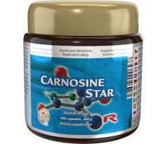 CARNOSINE STAR - Karnozín, označovaný tiež ako „látka dlhovekosti“ - Starlife, 300 kapsúl