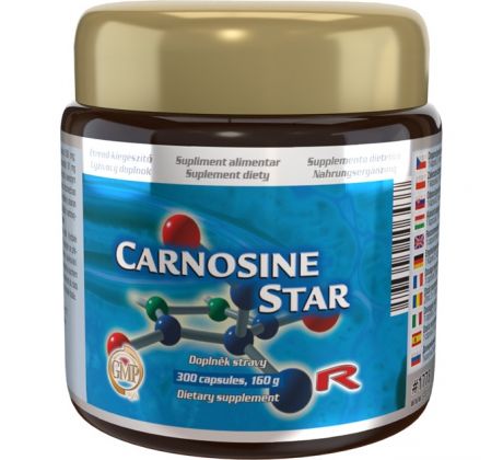 CARNOSINE STAR - Karnozín, označovaný tiež ako „látka dlhovekosti“ - Starlife, 300 kapsúl
